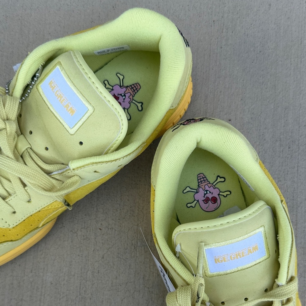 Reebok x Billionaire Boys Club Ice Cream Yellow Suede Low-Top Sneakers - Picture 9 of 15